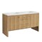 James Martin Vanities Hudson 60in Double Vanity, Light Natural Oak w/ 3 CM Ethereal Noctis Top 435-V60D-LNO-3ENC - alternate 2